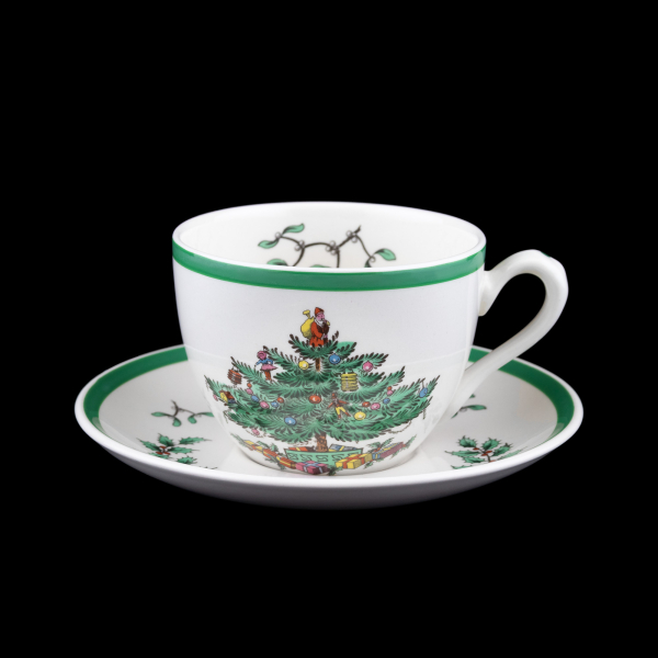 Spode Christmas Tree Coffee Cup & Saucer
