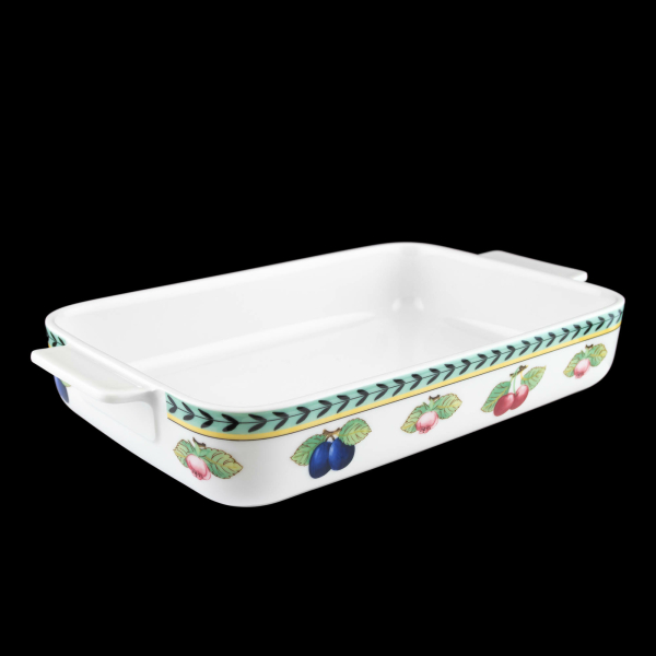 Villeroy & Boch French Garden Baking Pan with Handles 30 cm Premium Porcelain