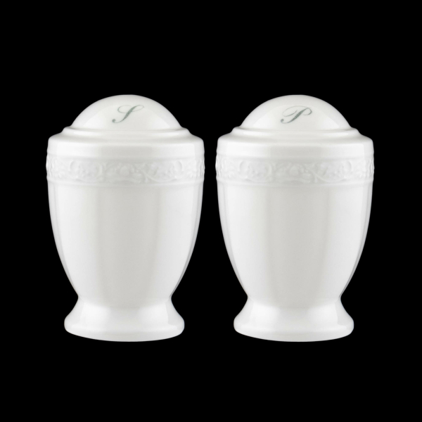 Villeroy & Boch Cameo White (Cameo Weiss) Salt & Pepper Shaker Set