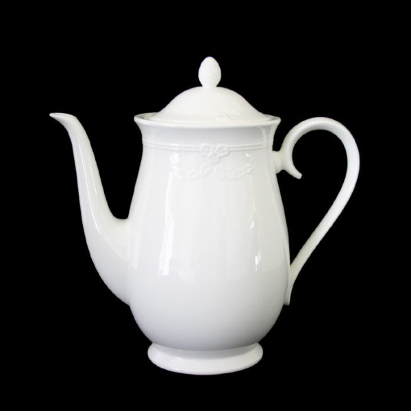 Villeroy & Boch Fiori White (Fiori Weiss) Coffee Pot In Excellent Condition