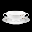 Hutschenreuther Chloé Fleuron Rivoli Suppentasse + Untertasse Neuware