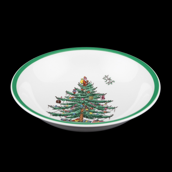 Spode Christmas Tree Dessert Bowl In Excellent Condition