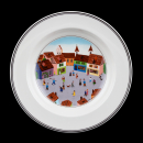 Villeroy & Boch Naif Rim Soup Bowl Village