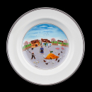 Villeroy & Boch Naif Rim Soup Bowl Chicken Yard In...